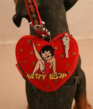 Betty Boop Heart-Shaped Backpack (01) - Betty Boop Canine Couture