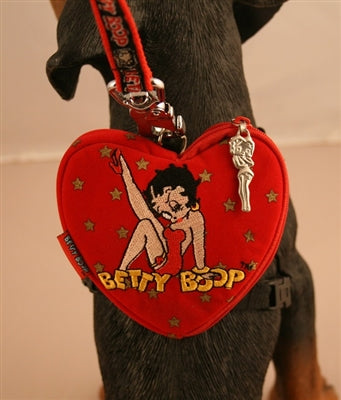 betty boop backpack leather bike heart Betty Boop Heart-Shaped Backpack (01)