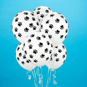 Paw Print Latex Balloons