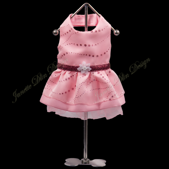 Ariel's Sparkling Pink Dress - Janette Dlin Design