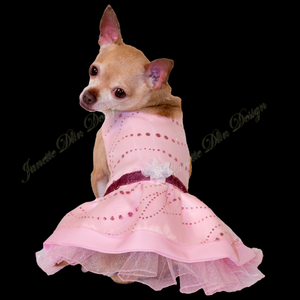 Ariel's Sparkling Pink Dress - Janette Dlin Design