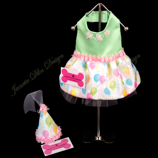 Happy Birthday to You - Dress and Hat - Janette Dlin Design