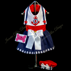 Nautical Girl Dress - Janette Dlin Design