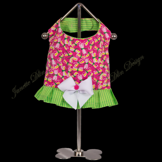 Pink Dragonfly Top - Janette Dlin Design