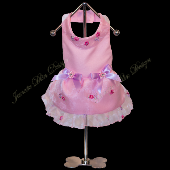 Spring Flower Dress - Janette Dlin Design - Dog Dress