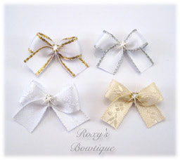 Baby Wedding Dog Bow - Baby Dog Bows