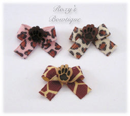 Safari Baby Dog Bow