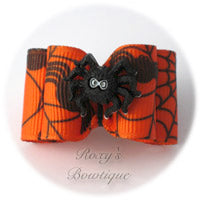 Halloween Spider - Adult Dog Bow