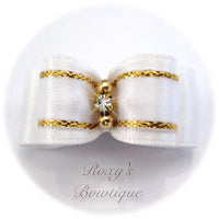 Gold and White