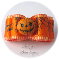 Happy Jack 'O Lantern - Adult Dog Bow