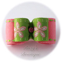 Pink Jacquard Daisy