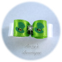 Leprechaun Hats - Tiny Size Dog Bow