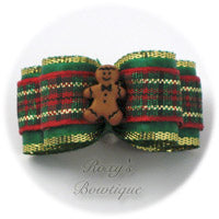 Gingerbread Boy - Puppy Dog Bow