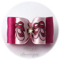 Ballet slipper Dog Bow