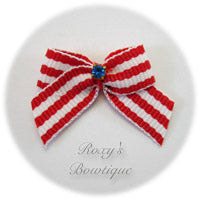 Independence Colors Dog Bow