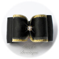 Golden Night Crystal - Adult Dog Bow