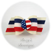 Old Glory - Adult Dog Bow