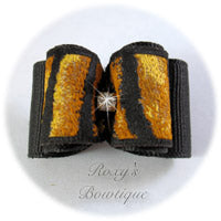 Tiger Stripe - Adult Dog Bow