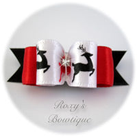 Reindeer Fantasy - Puppy Dog Bow