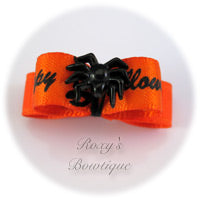 Scary Spiders - Tiny Dog Bow