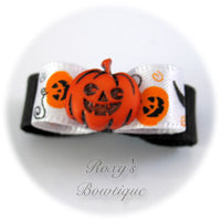Happy Jack 'O Lantern Tiny Dog Bow