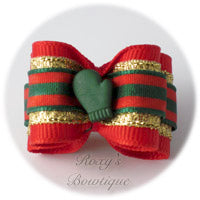 Santa's Glove - Adult Dog Bow