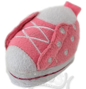 Lil' Plush Pink Shoe Dog Toy - A-Plush Dog Toys