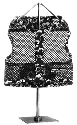 Black Hawaiian Dog Harness - Doggie Design