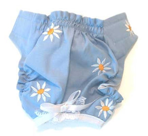 Denim & Daisy Panties - Dog Panties - Doggie Design