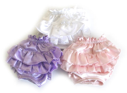 Satin Ruffled Dog Panties - Doggie Design