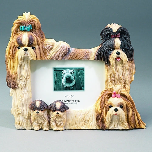 Shih-Tzu Picture Frame - Brown - E&S Imports