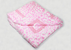 Pink Cheetah Mink Blanket - Hip Doggie