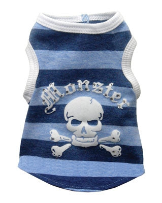 Blue Striped Monster Tank - Hip Doggie