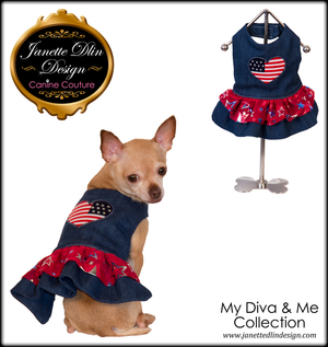 Love USA Dress - Janette Dlin Design