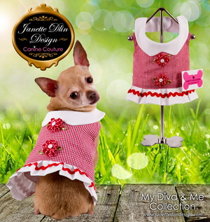 Spring Day Dress - Janette Dlin Design - Dog Dress