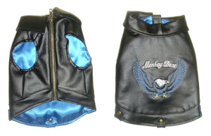 Motorcycle Jacket - Blue - Monkey Daze