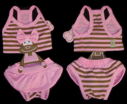 Pink Monkey Bathing Suit - Monkey Daze