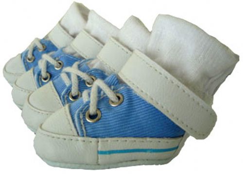 Baby Blue Dog Sneakers