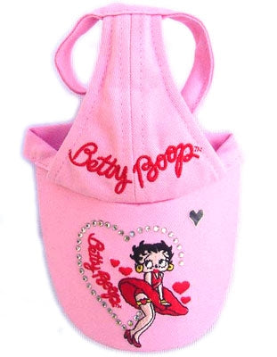 Pink Dress Dog Cap - Betty Boop Canine Couture