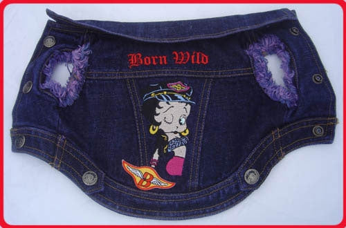 Born Wild Jacket - Betty Boop Dog Clothes