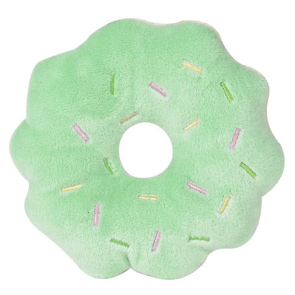 Plush Sweet Treat Donut Dog Toy