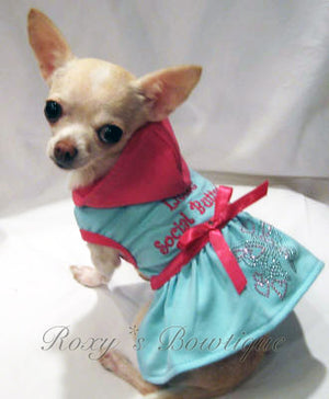 Little Social Butterfly Hoodie Dress - Platinum Puppy Couture