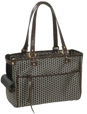 Lucky Pet Carrier by PETOTE - Reverse Noir Dots