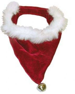 Red & White Santa Bandanna