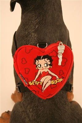 Betty Boop Heart-Shaped Backpack (02) - Betty Boop Canine Couture