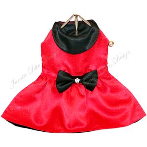 Arabella Red Dog Dress - Janette Dlin Design