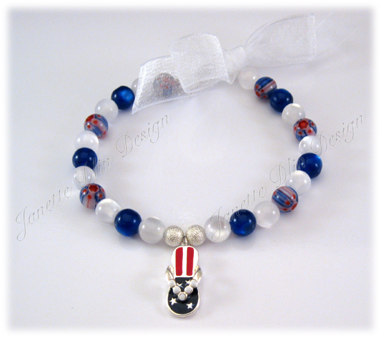 Fourth of July Necklace - Dog Necklace