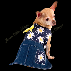 Spring Daisies Dress - Janette Dlin Design - Dog Dress