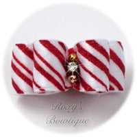 Christmas Peppermints - Puppy Dog Bow