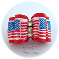 Stars and Stripes Forever - Adult Dog Bow
